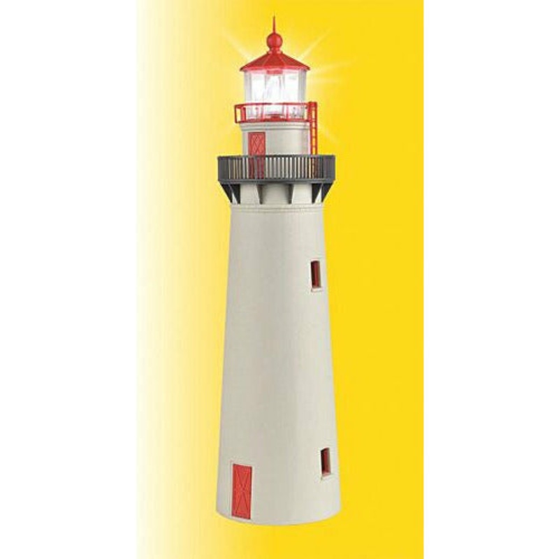 Lighthouse w/LED Beacon Kit 2-1/4 5.8cm Diameter, 8-3/4 22.3cm Tall [HO]