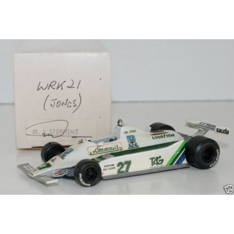 WESTERN MODELS SIGNED 1st VERSION – 1/43 SCALE – WRK21 WILLIAMS FW007 – A JONES
