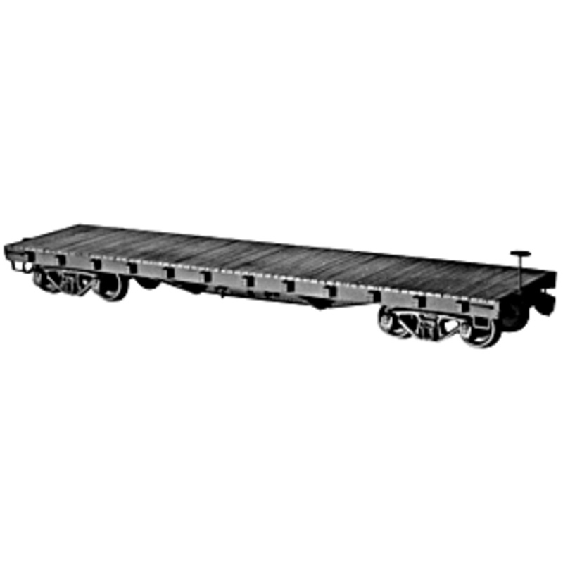 Tichy 40′ 50-Ton AC&F Flatcar – Kit #4021
