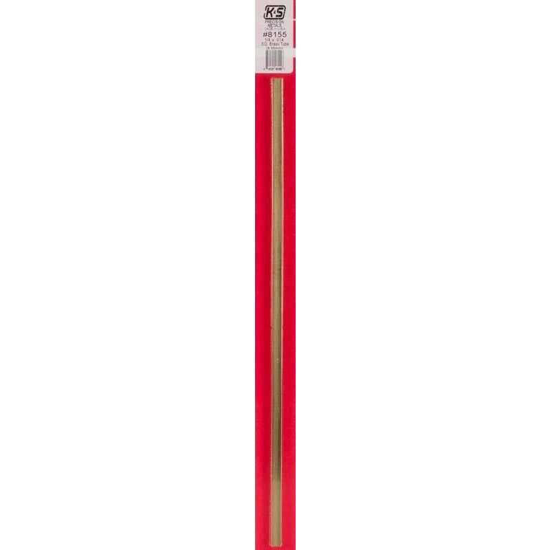 K&S Square Brass Tube – 1/4 KSE8155