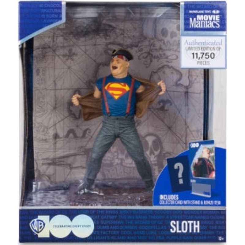 Movie Maniacs 6 Action Figure WB100 Posed Sloth (Goonies)
