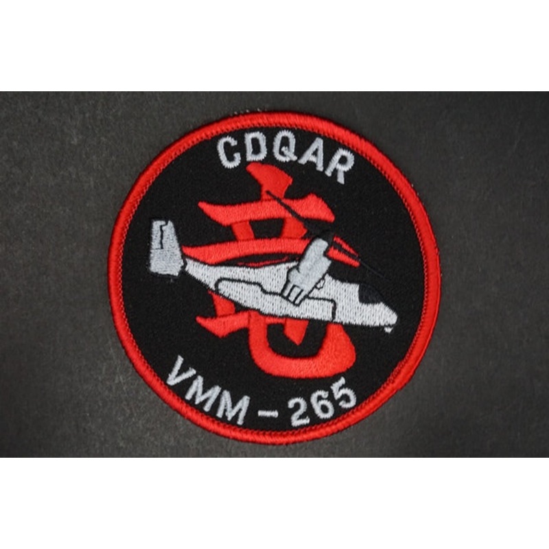 Patch USMC VMM-265 CDQAR Dragon without hook and loop