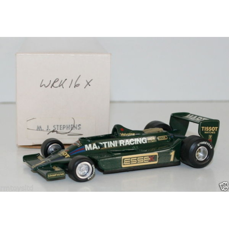WESTERN MODELS SIGNED 1st VERSION – 1/43 SCALE – WRK16X MARTINI LOTUS 79 MKIV #1