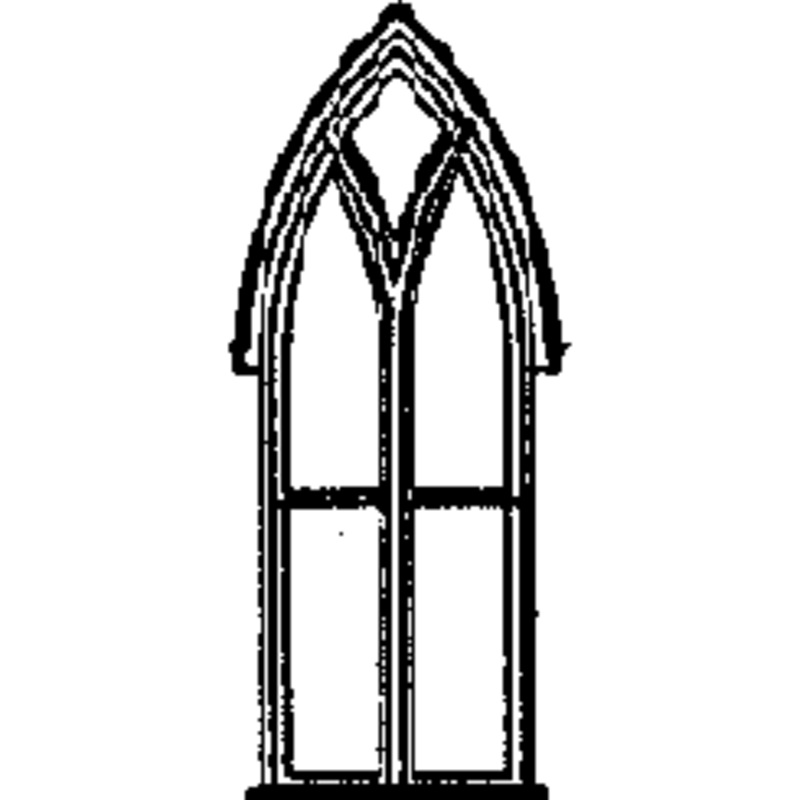 Window: Gothic Church & Residence, Scale 48 x 114 122 x 290cm pkg(4)