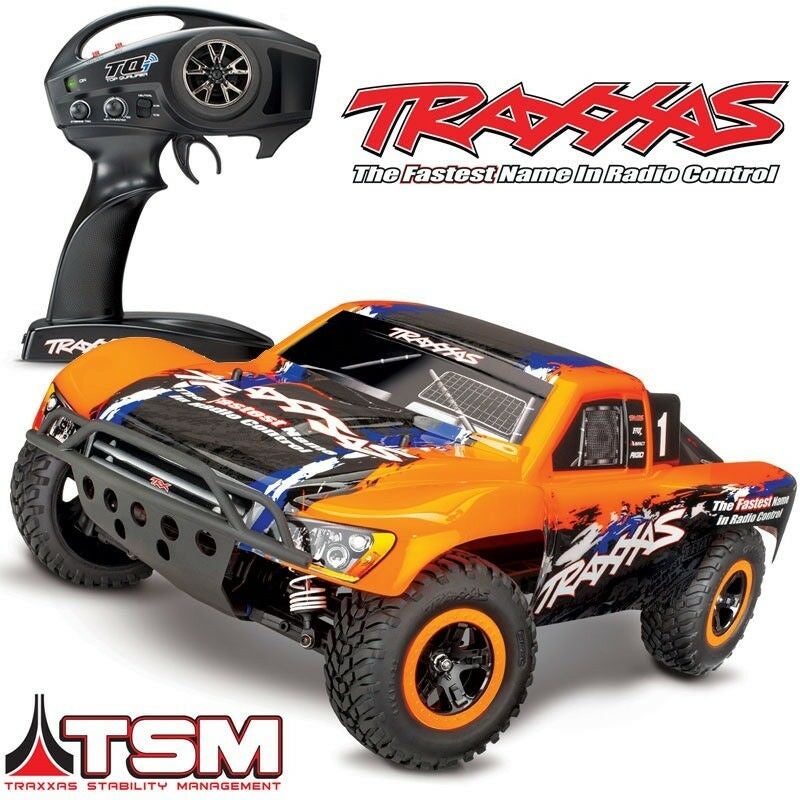 Traxxas 1/10 4WD Short Course Truck RTR Slash – Orange TRA68086-4ORANGE