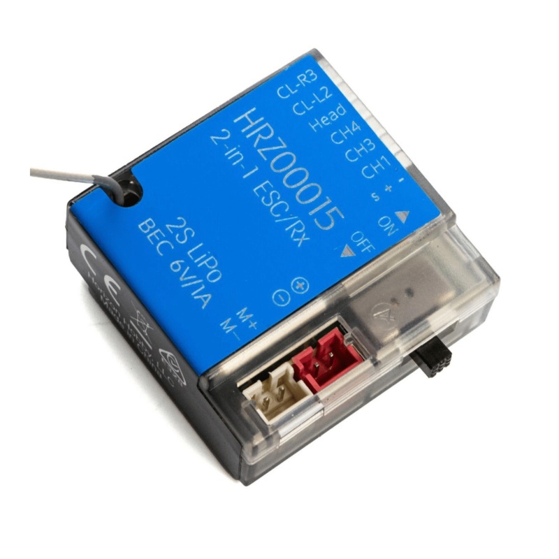 ESC/Receiver (1): 2.4Ghz 1/24 w/EC2 – HRZ00015