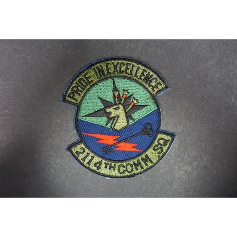 Patch 2114th COMM SQ PRIDE IN EXCELLENCE without hook and loop