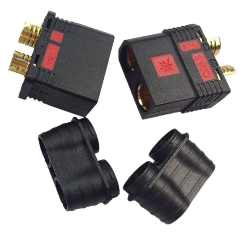 Powerhobby QS8-S Male / Female Plug / Connector Set (QS8.0mm-S) – PHBPH9022