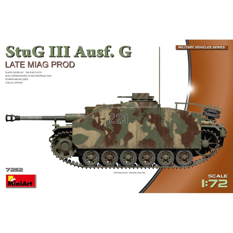 StuG III Ausf. G Late Miag Prod. 1/72 #72112 by MiniArt