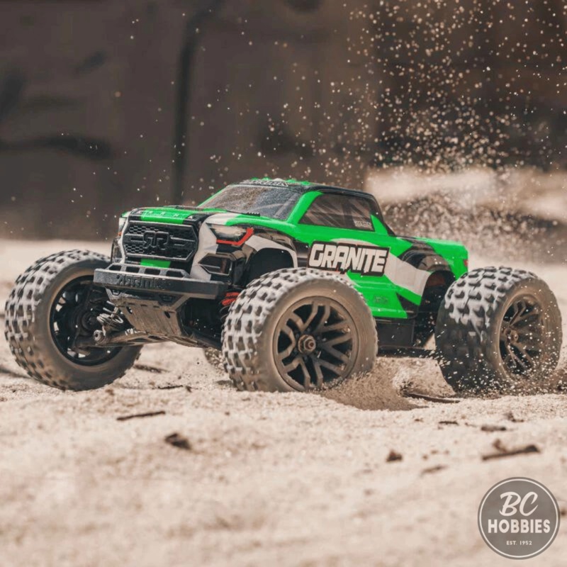 Arrma 1/18 4WD Monster Truck RTR Brushed Granite Grom Mega 4WD 380 – Assorted Colours ARA2102