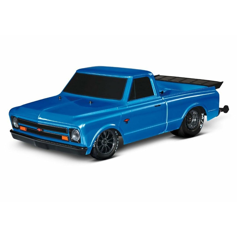 Traxxas 1/10 2WD Drag Truck RTR Drag Slash Chevrolet C10 – Brilliant Blue TRA94076-4BLUE
