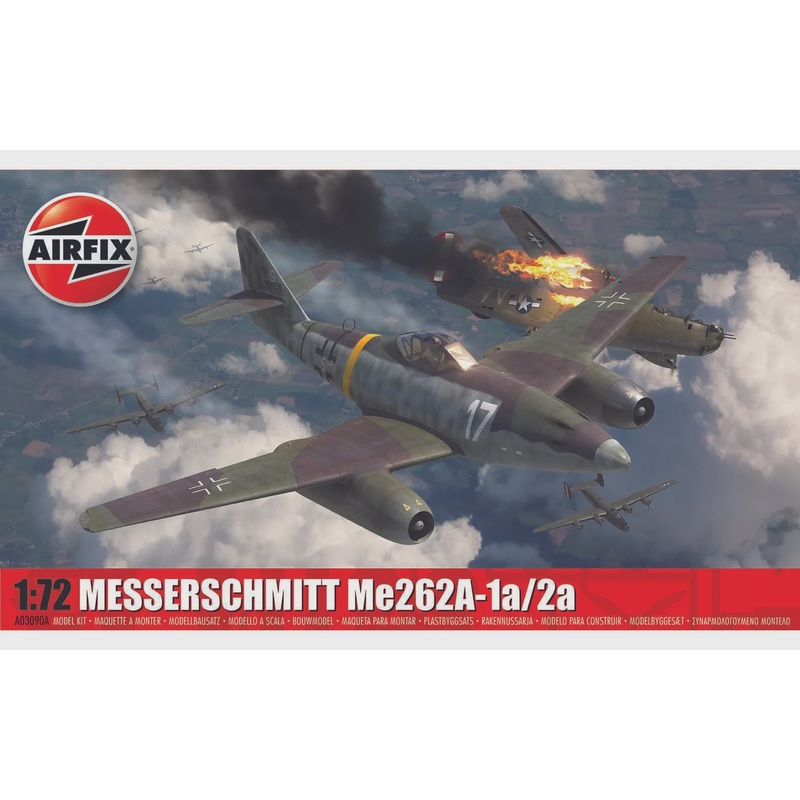 Messerschmitt Me262-1A/2A 1/72 #03090A by Airfix