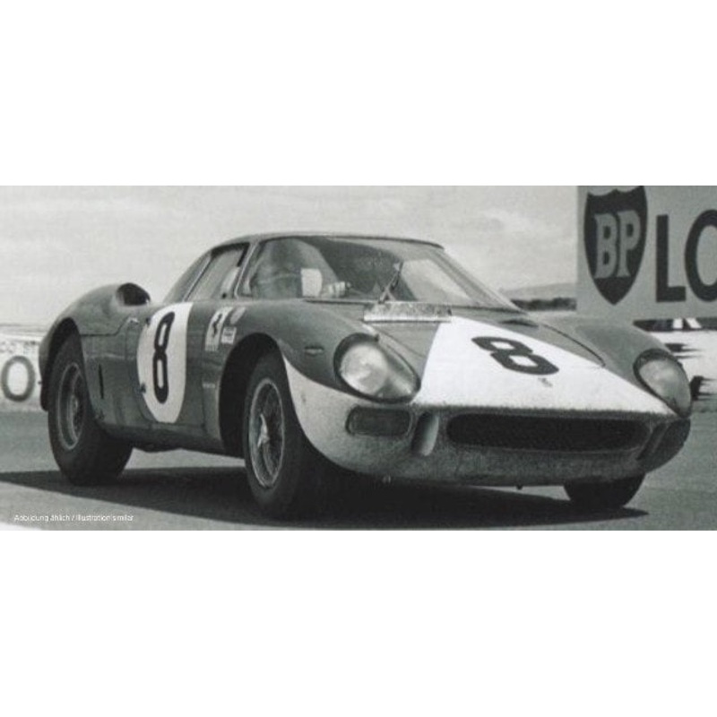 [ Back-Order ] M-262 CMC 1:18 Ferrari 250 LM, Reims 12h 1964 #8 Chassis 5909 Surtees / Bandini RHD