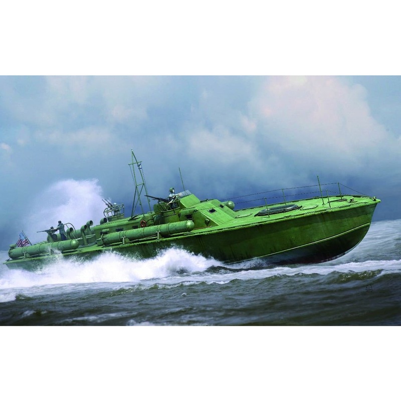 Elco 80′ Motor Patrol Torpedo Boat, Early Type 1/48 Model Ship Kit #64802 by I Love Kit