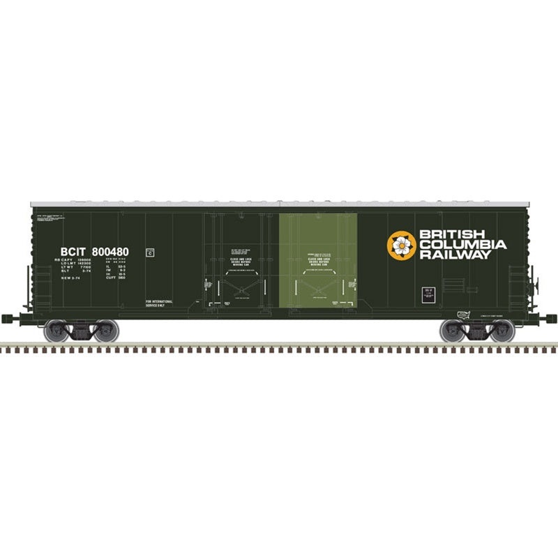 Evans 53′ DPD Box Car British Columbia Railway #800470