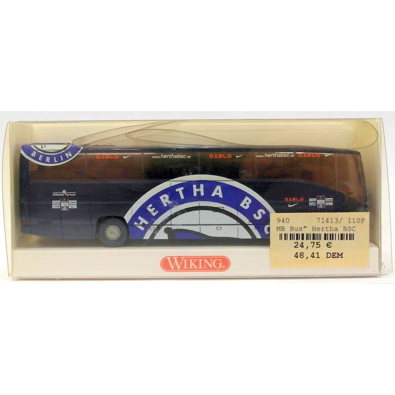 Wiking HO Gauge 1/87 Scale 34321 – Mercedes Benz Riesbus – Hertha