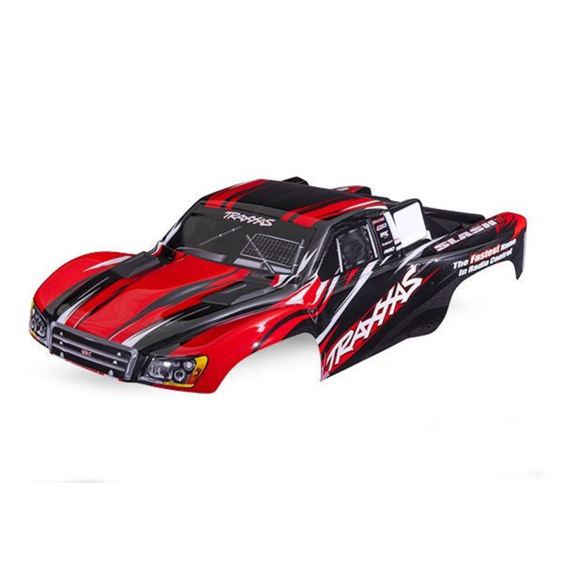 Traxxas Body, Slash 4X4, red, painted, decals applied – TRA5855-RED