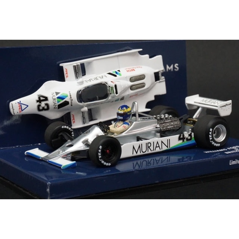 1:43 MINICHAMPS 400800043 Williams Ford FW07 D.Wilson British GP 1980 #43 D.Wilson