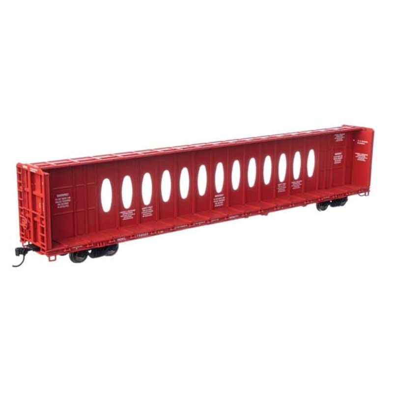 72′ Centerbeam Flatcar w/Opera Windows – Ready to Run #50720 Northwestern Oklahoma Railroad NOKL #732023