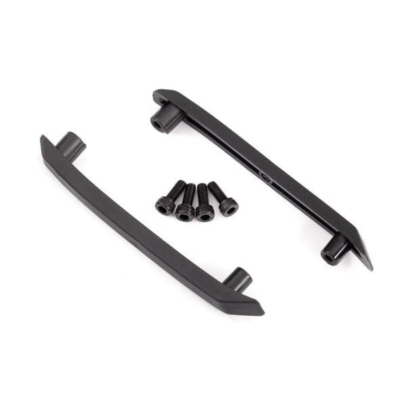 Traxxas Skid plate, roof (body) (black) (left & right)/ 3x8mm CS TRA9017