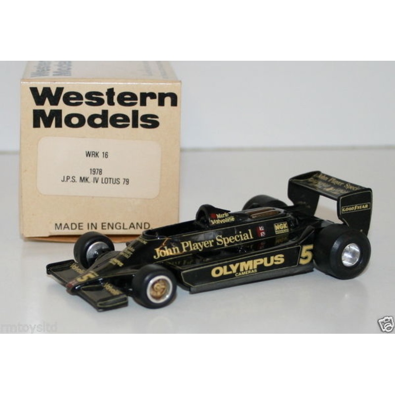 WESTERN MODELS 1/43 WRK16 – 1978 LOTUS 79 MKIV MK4 – FULL LIVERY MARIO ANDRETTI