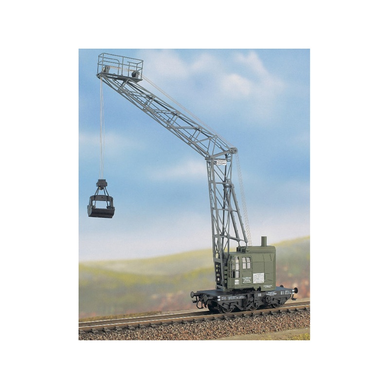 3-axle coal loading crane, finished model