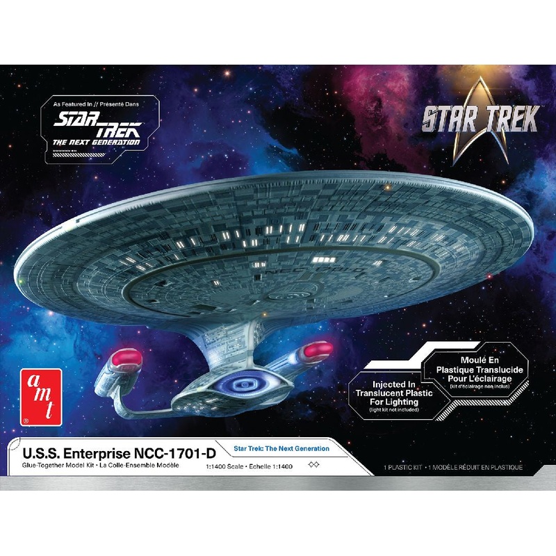 U.S.S. Enterprise 1/400 Star Trek The Next Generation Series Model Kit #1429 by AMT