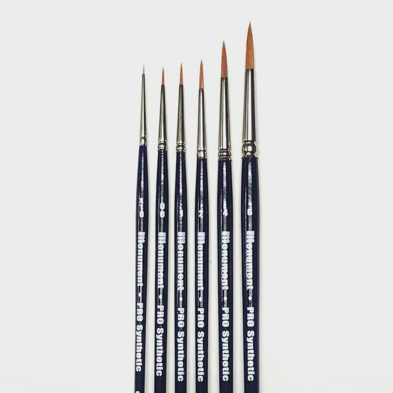 Monument Hobbies Brush Set – PRO Synthetic