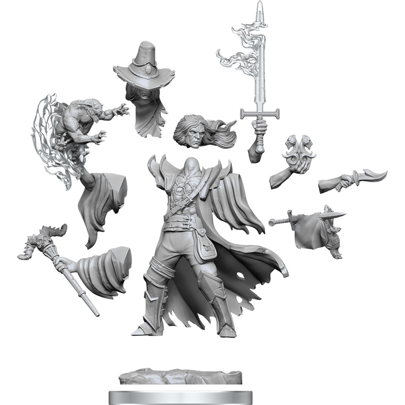 D&D Frameworks: Human Warlock Male 75039