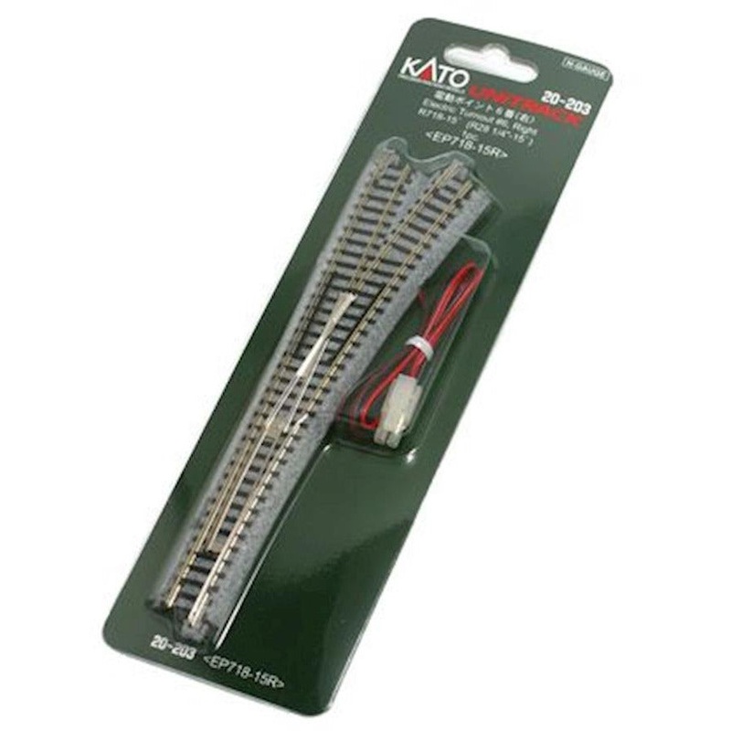 Kato UniTrack N Turnout #6 Right R718-15