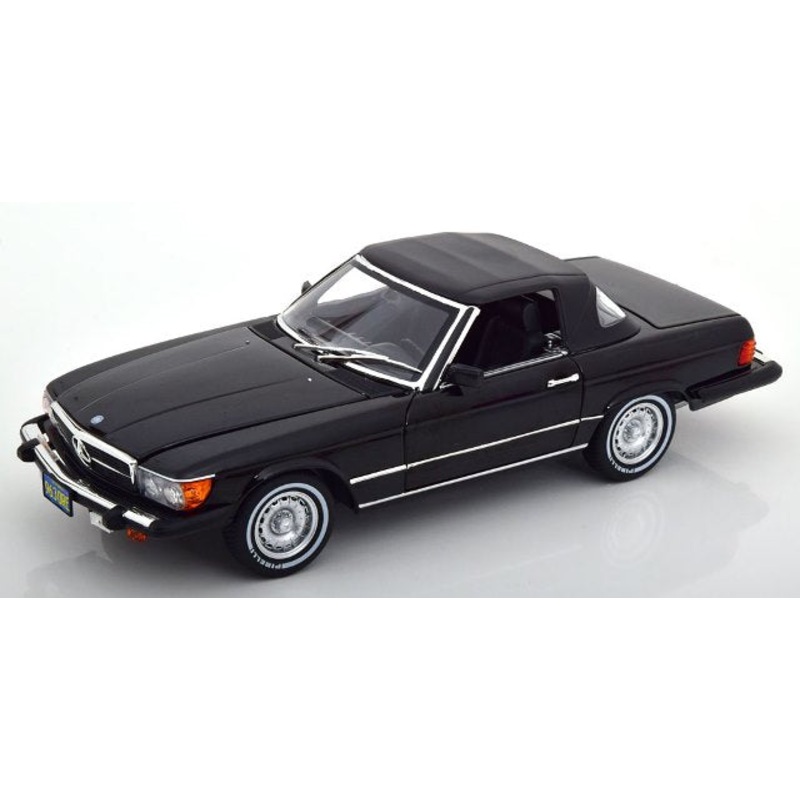 [ Pre-order ] 183724 NOREV 1:18 Scale Mercedes 450SL R107 US-Version American Gigolo 1979 Black MODELISSIMO Custom Order