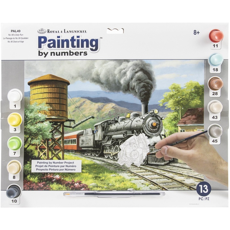 Royal & Langnickel Paint by Numbers No. 90’s Daily Run (Train)