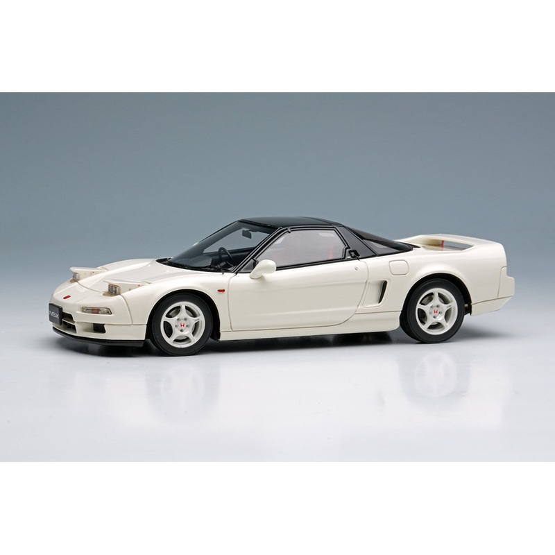 [ Back-order ] Make Up EIDOLON EM666A 1:43 Honda NSX-R (NA1) 1992 Headlamp Open Championship White model car
