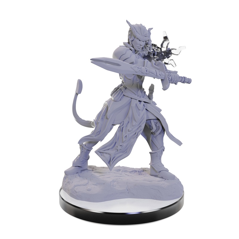 D&D Unpainted Mini – Tiefling Warlocks 90670