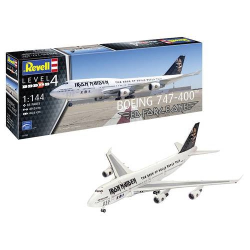 Boeing 747-400 Iron Maiden – Ed Force One 1/144 #03780 by Revell