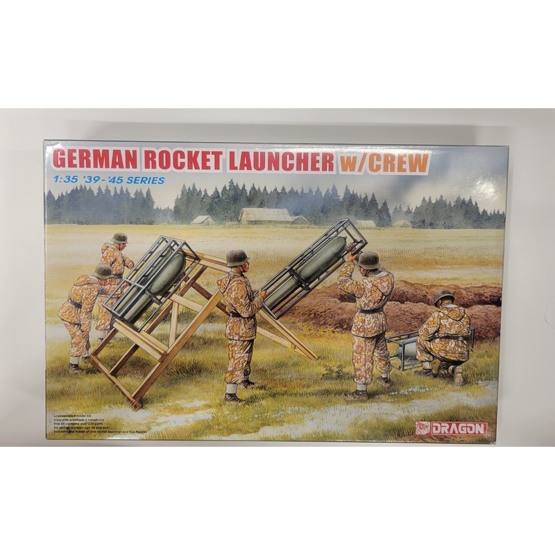 (Pre Owned) German Rocket Launcher with crew 1/35 #6509