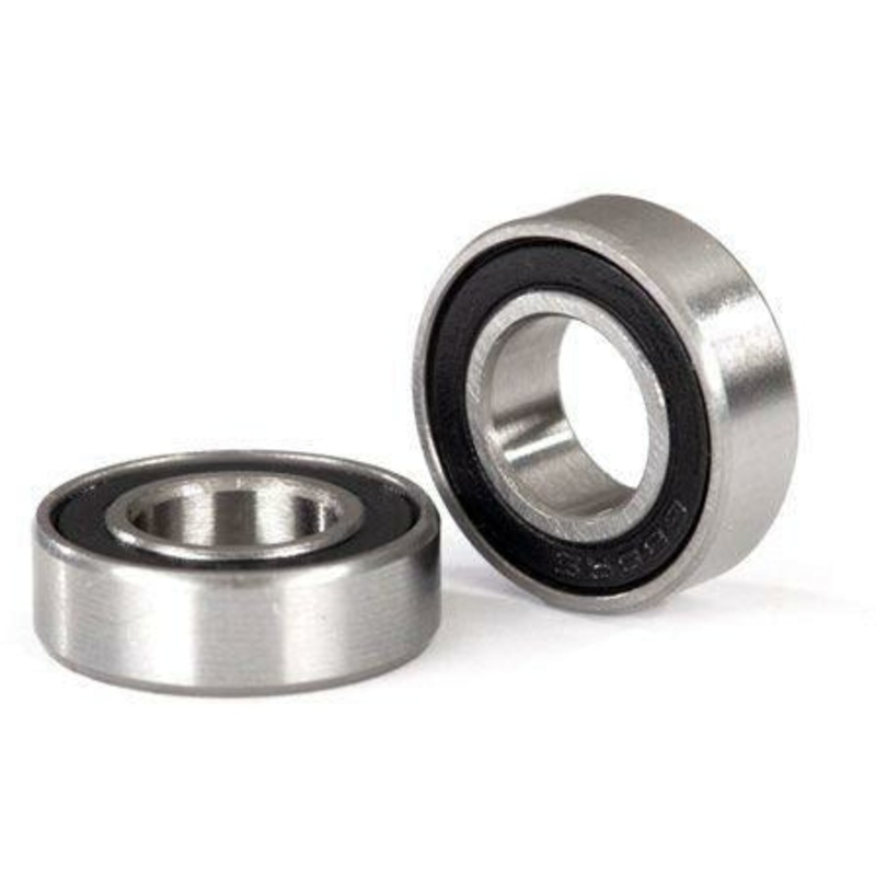 8x16x5mm Ball Bearing (2) Black Rubber Sealed TRA5118A