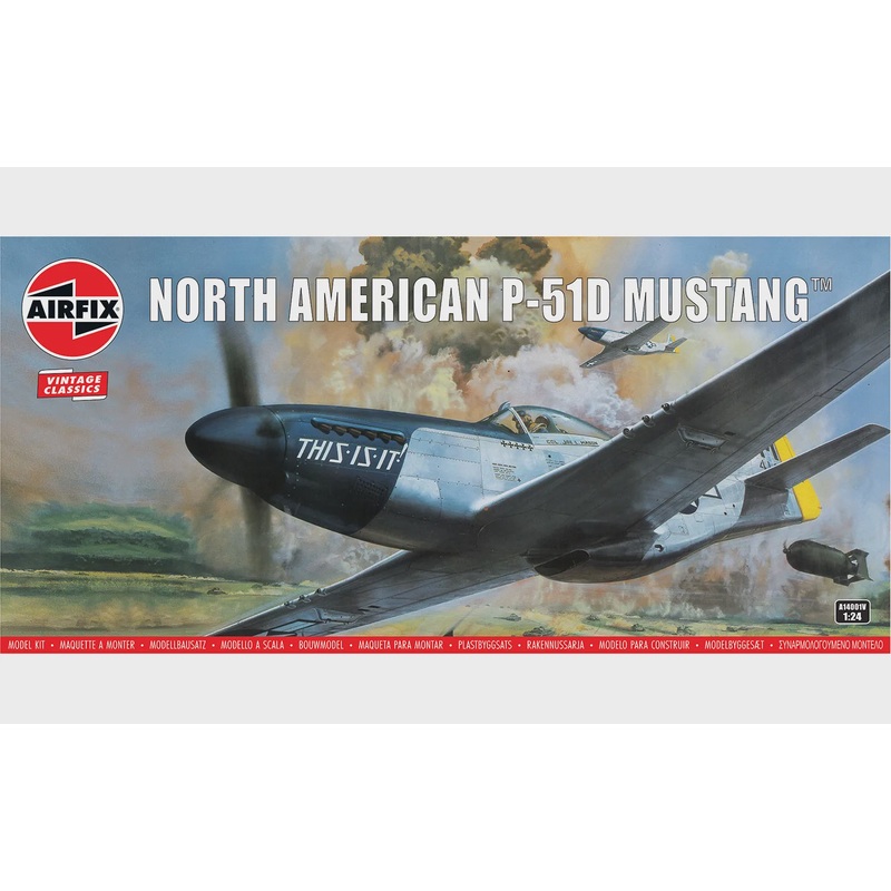 North American P-51D Mustang 1/24 #14001V by Airfix