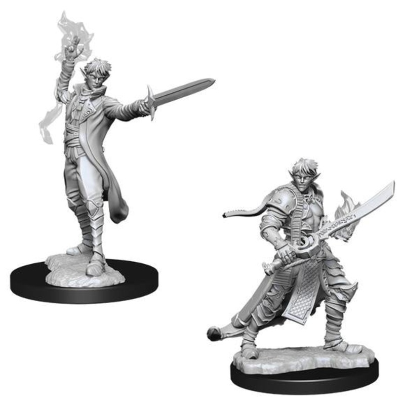 Pathfinder Unpainted Mini – Male Elf Magus 90043