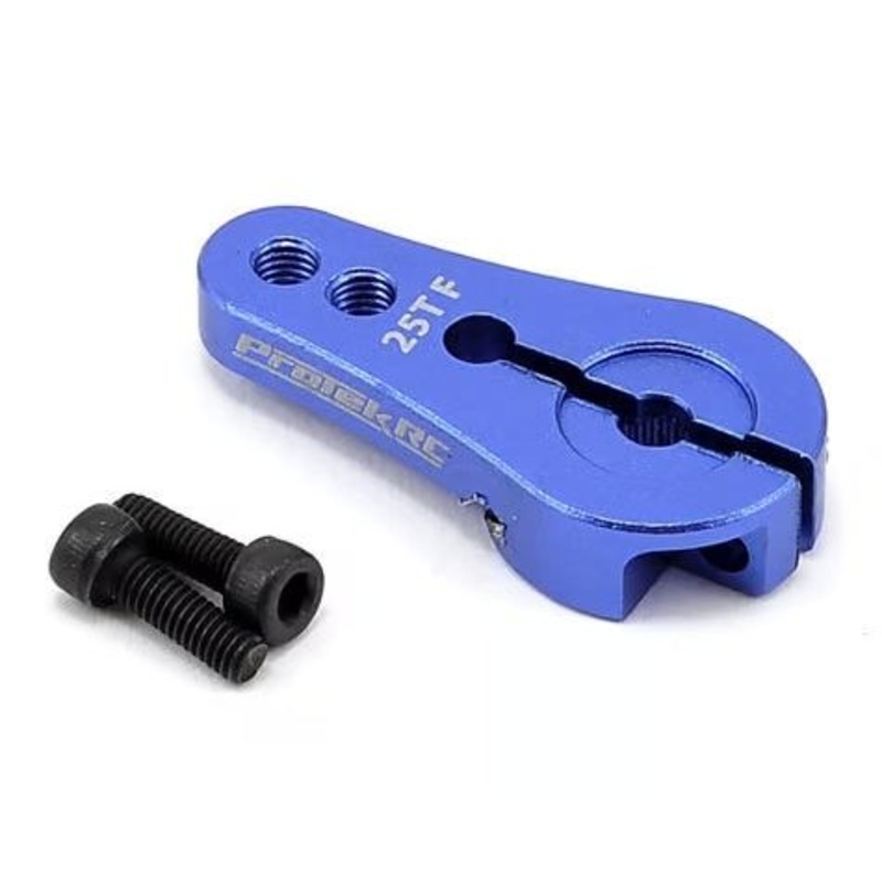 ProTek 4mm Aluminum Short Clamping Servo Horn (25T) – PTK-7808 Assorted Colours