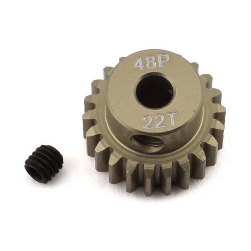 ProTek RC 48P Lightweight Hard Anodized Aluminum Pinion Gear (3.17mm Bore) (34T) – PTK-8621
