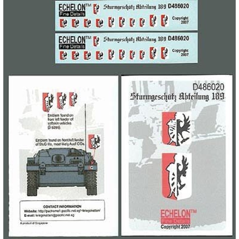 Sturmgeschutz Abteilung 189 1/48 #486020 by Echelon
