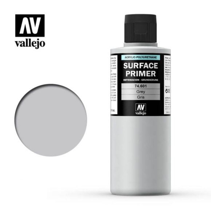 VAL74601 Acrylic Polyurethane Primer – Grey (200ml)