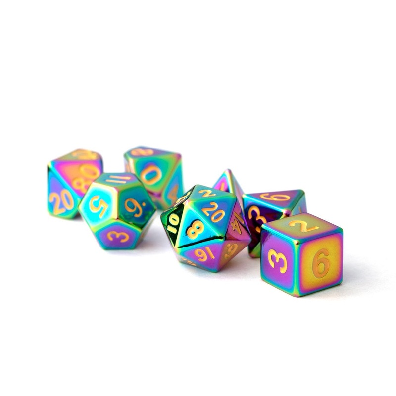 Fanroll Metal 7 Dice Set – Assorted