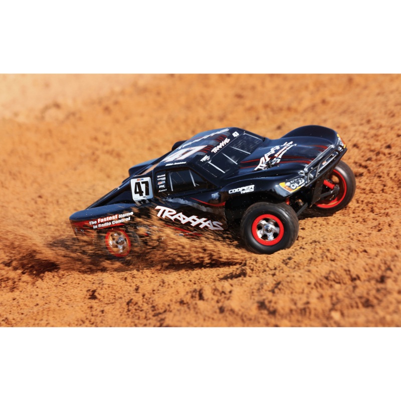 Traxxas Slash 4×4 1/16 4WD RTR Short Course Truck (Red) w/XL-2.5 ESC, TQ 2.4GHz Radio, Battery & USB-C Charger – Assorted Colours TRA70054-8