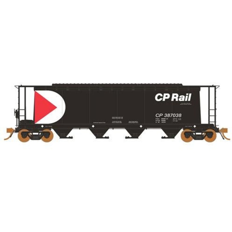 3800 Cu Ft Hopper CP Rail Small Mulitmark (Various Road #’s)