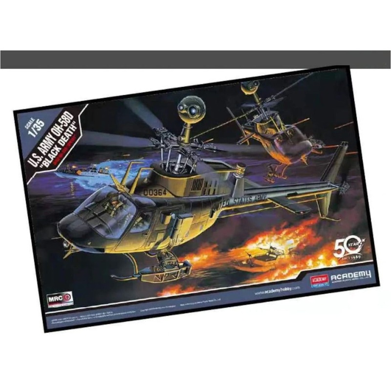 U.S. Army OH-58D Black Death 1/35 #12131 by Academy