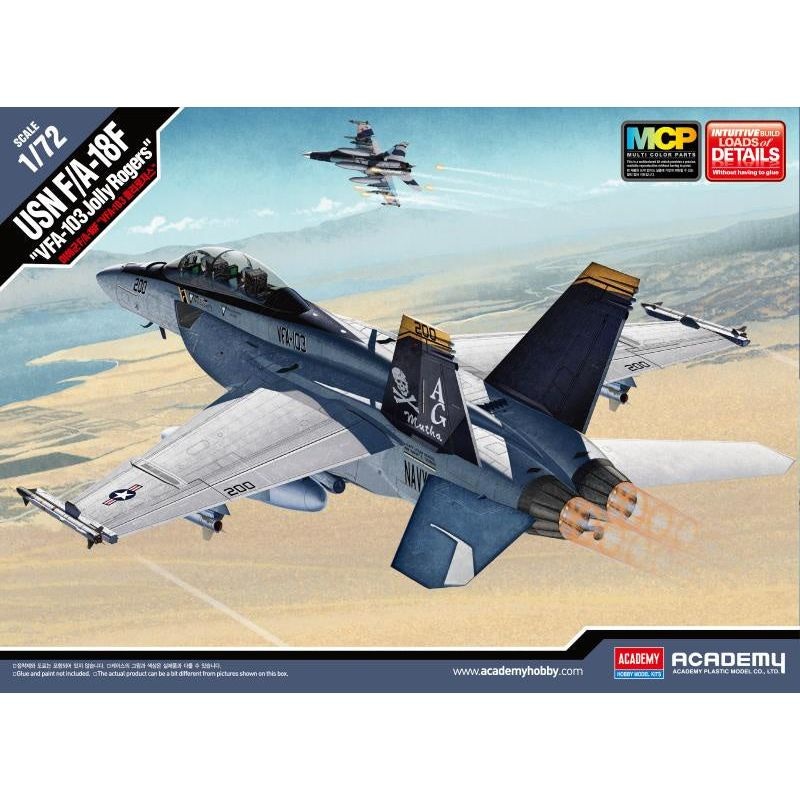 USN F/A-18F VFA-103 Jolly Rogers MCP 1/72 #12535 by Academy