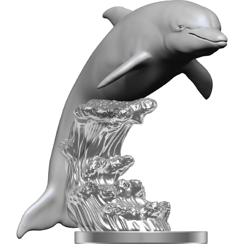 D&D Unpainted Mini – Dolphins 90270