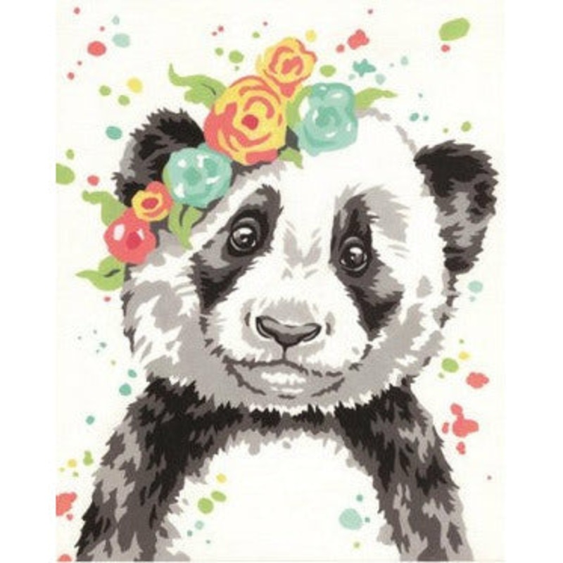 Dimensions Paint by Numbers Panda (8×10)